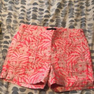 J. Crew floral pattern Bermuda shorts
